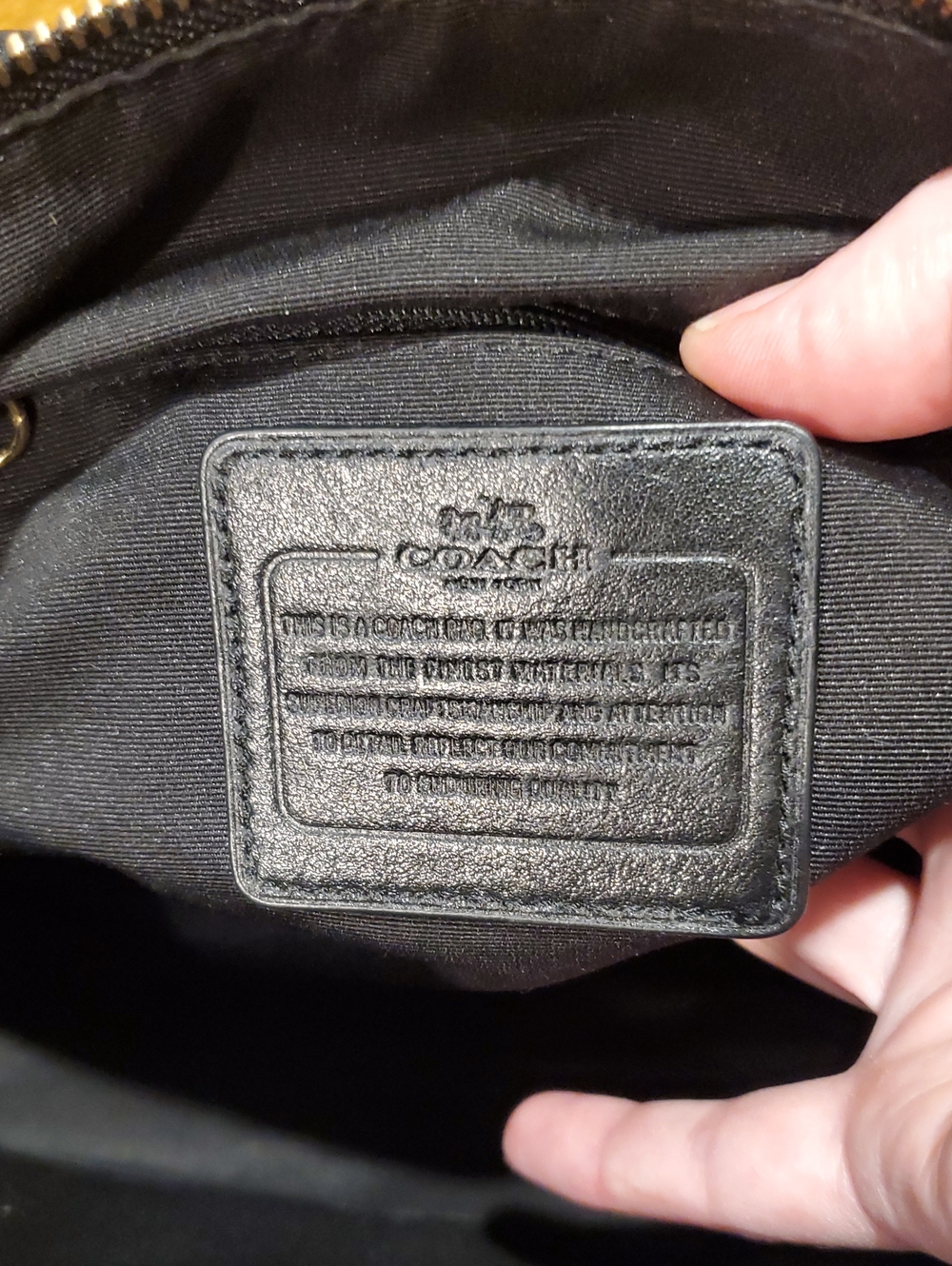 Coach Python Embossed Morgan Satchel - Picture 11 of 16